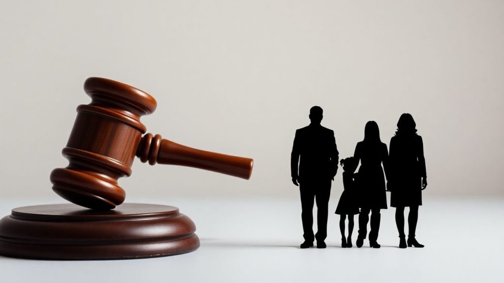 Părinți și ciocan de judecată