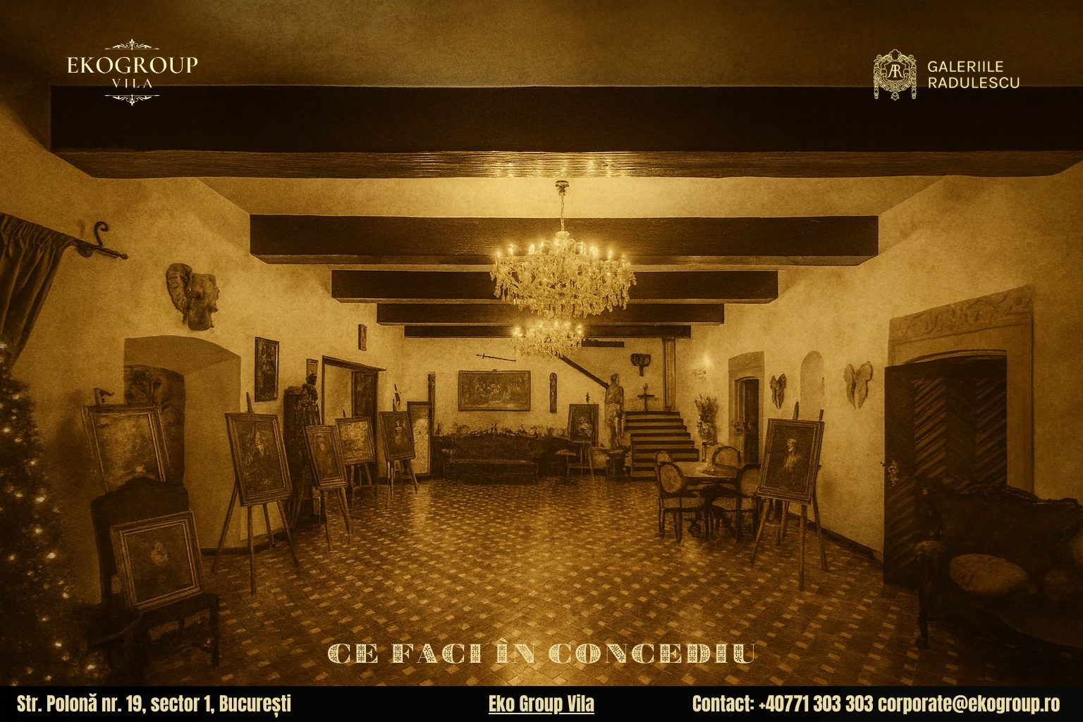 Zile libere decembrie: O incursiune în Crăciunul anilor ’30 la Eko Group Vila, activitatea perfectă pentru sărbători